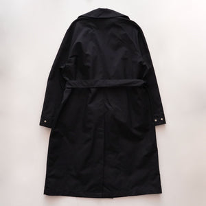 CK カルバンクライン ブラック リラックスフィット トレンチコート CALVIN KLEIN BLACK RELAX-FIT TRENCH COAT WOMENS