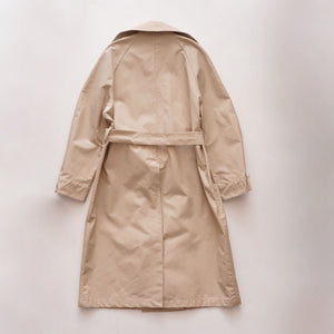 CK カルバンクライン ベージュ リラックスフィット トレンチコート CALVIN KLEIN BEIGE RELAX-FIT TRENCH COAT WOMENS