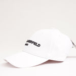 画像をギャラリービューアに読み込む, KARL LAGERFELD PARIS カールラガーフェルド パリ ホワイト ロゴキャップ WHITE LOGO CAP
