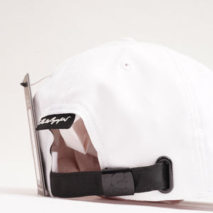 KARL LAGERFELD PARIS カールラガーフェルド パリ ホワイト ロゴキャップ WHITE LOGO CAP