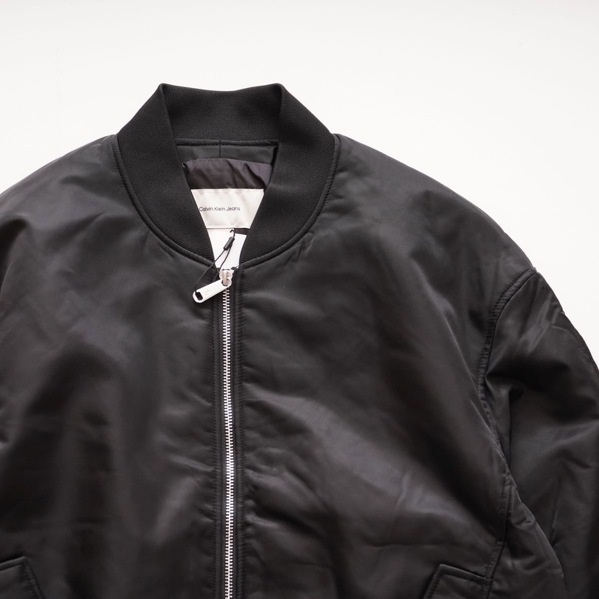 CK カルバンクライン ジーンズ ブラック ブルゾン ボンバージャケット CALVIN KLEIN JEANS BLACK BOMBER JACKET WOMENS