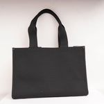 画像をギャラリービューアに読み込む, KARL LAGERFELD PARIS カールラガーフェルド ブラック ポーチ付き ロゴトートバッグ BLACK LOGO TOTE BAG WITH POUCH
