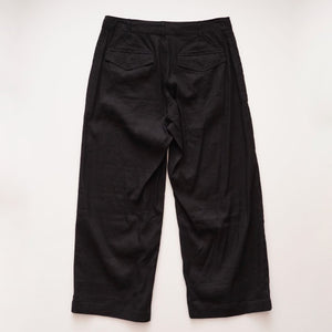 RAG&BONE NEWYORK ラグアンドボーン ニューヨーク ブラック リネン ワイドレグ パンツ BLACK LINEN HIGH-RISE WIDE LEG WOMEN