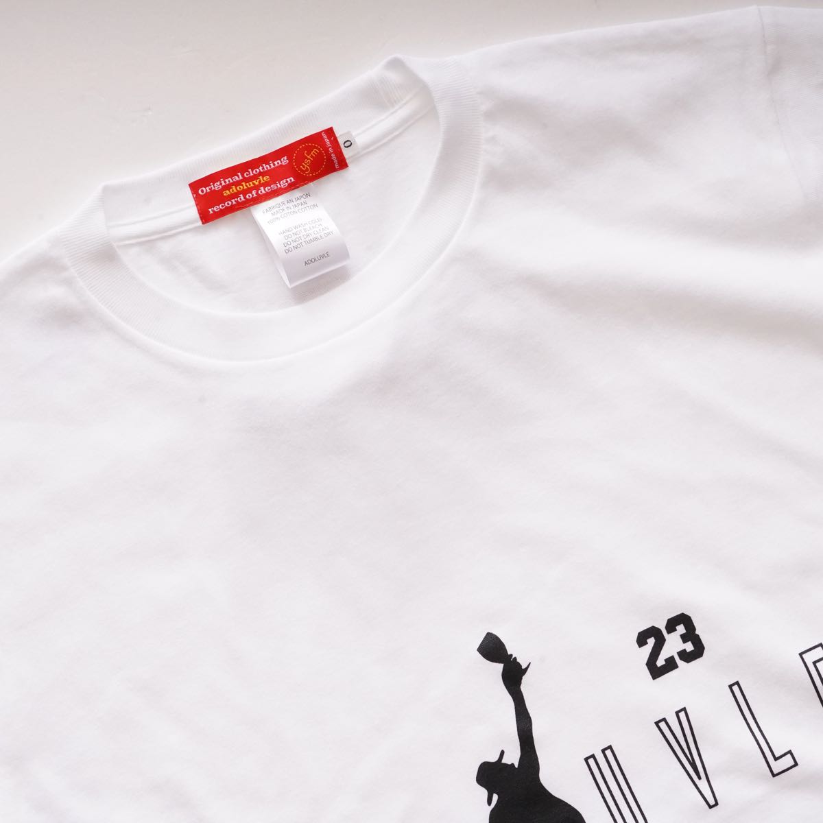 アドラーブル ホワイト 23周年 アニバーサリー Tシャツ ADOLUVLE WHITE 23RD ANNIVERSARY T-SHIRTS