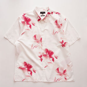 ヴィンス フェイデッド フローラル柄 クラシックフィット シャツ VINCE FADED FLORAL CLASSIC FIT SHORT SLEEVE SHIRT MENS