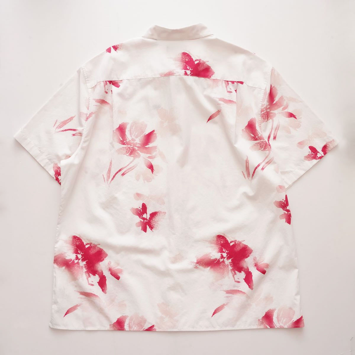 ヴィンス フェイデッド フローラル柄 クラシックフィット シャツ VINCE FADED FLORAL CLASSIC FIT SHORT SLEEVE SHIRT MENS
