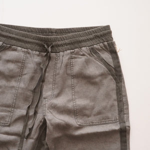 スプレンディッド リネン混 グリーン サイドライン ジョガーパンツ SPLENDID LINEN GREEN SIDE-LINE JOGGER PANTS WOMENS