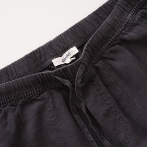 スプレンディッド リネン混 チャコールグレー イージーパンツ SPLENDID LINEN-MIX CHARCOAL-GRAY SIDE-LINE EASY PANTS WOMENS
