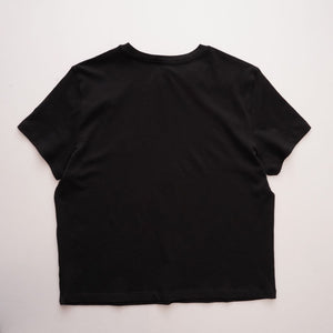 CK カルバンクライン ブラック 半袖 ハート＆ロゴTシャツ  CALVIN KLEIN BLACK S/S HEART&LOGO TEE T-SHIRT WOMENS