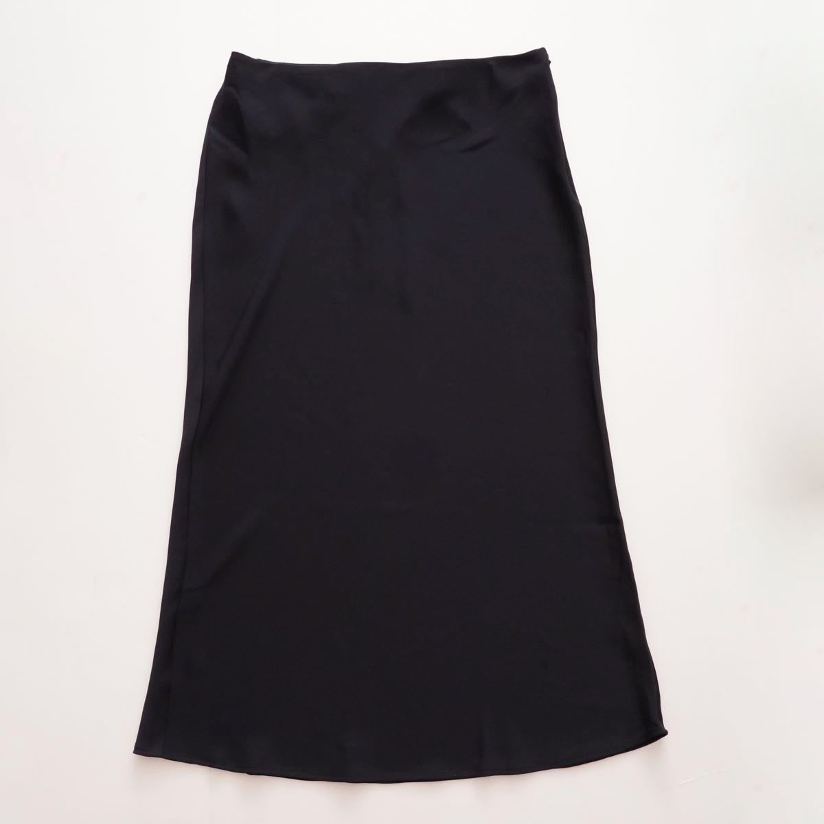 CK カルバンクライン ブラック ロングタイトスカート CALVIN KLEIN BLACK LONG TIGHT SKIRT WOMENS
