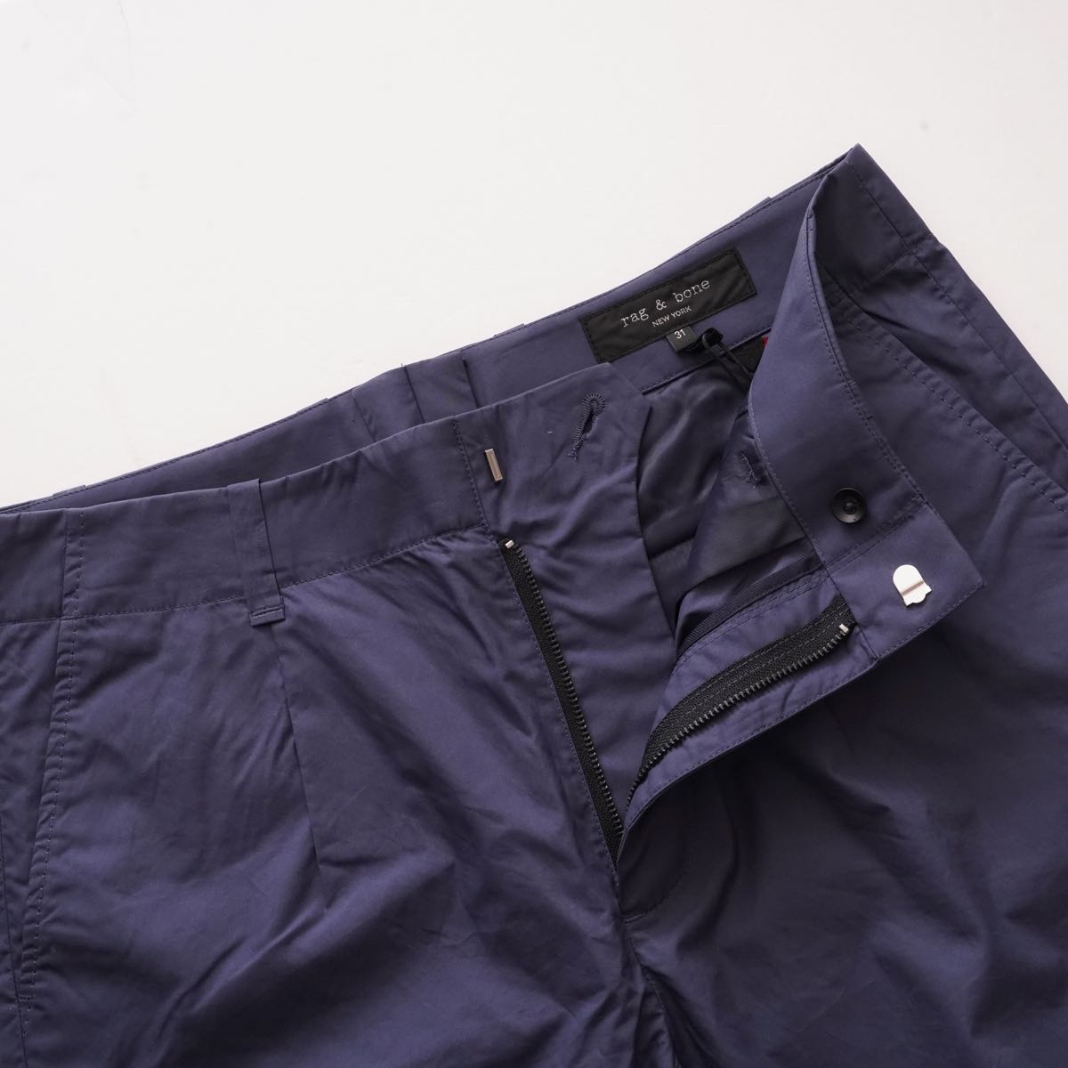 ラグアンドボーン ニューヨーク ネイビー コットン トラウザーパンツ RAG&BONE NEWYORK NAVY COTTON TROUSER PANTS MENS