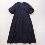 画像をギャラリービューアに読み込む, THOMAS MASON トーマスメイソン R/R  リタ ネイビー パフスリーブドレス NAVY PUF SLEEVE DRESS WOMEN
