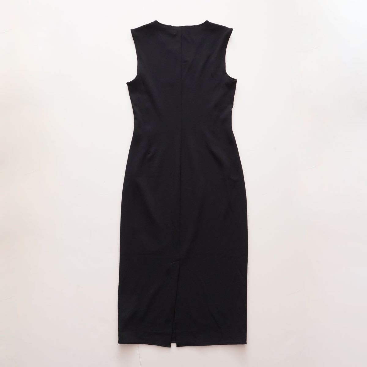 CK カルバンクライン ブラック Vネック ワンピース CALVIN KLEIN BLACK V-NECK DRESS WOMENS