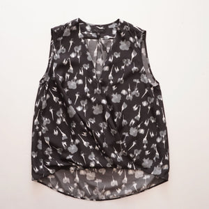 ラグアンドボーン ニューヨーク フローラル柄プリント スリーブレス シルクブラウス RAG&BONE NEWYORK FLORAL PRINT SLEEVELESS SILK BLOUSE WOMEN