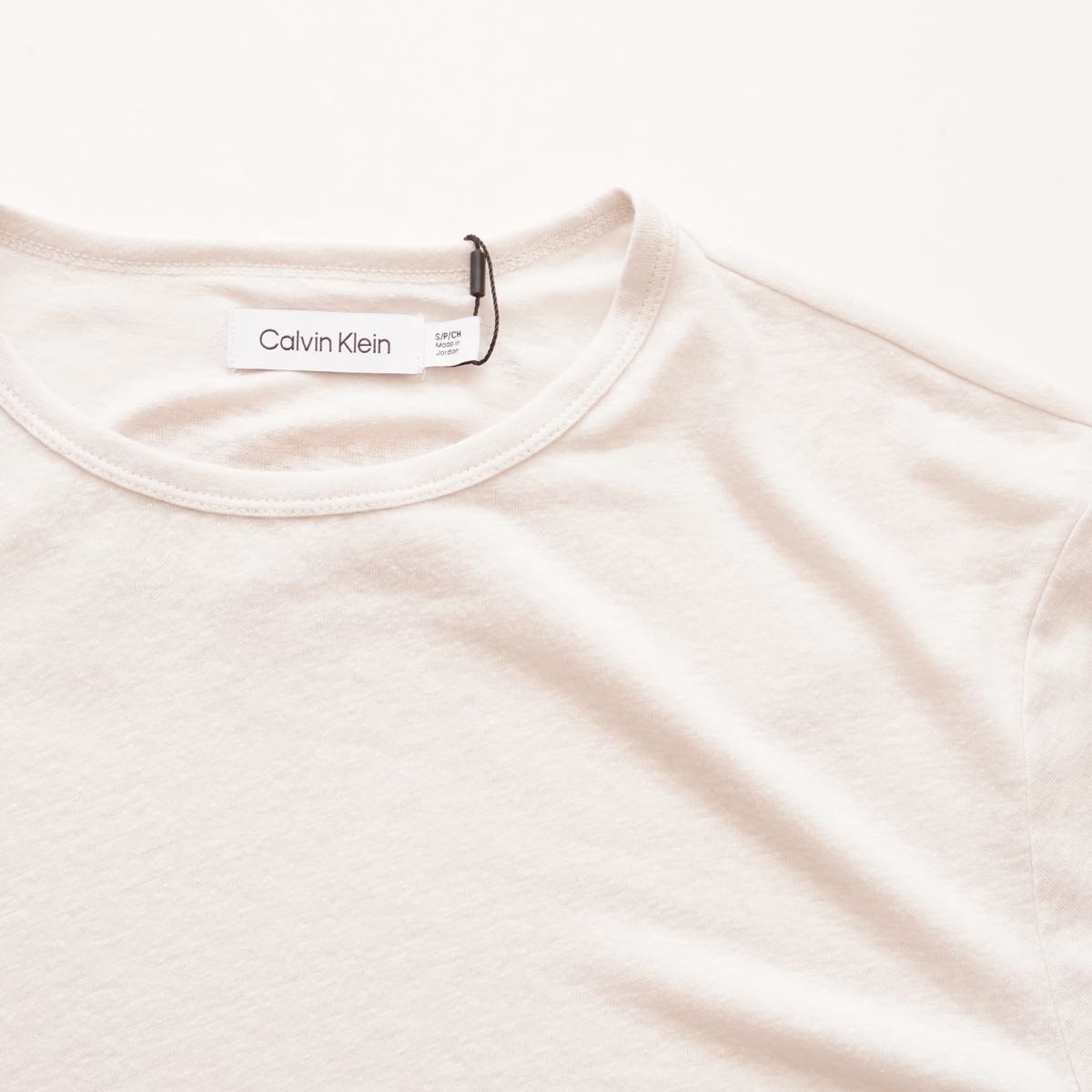 CK カルバンクライン オフホワイト スラブTシャツ CALVIN KLEIN OFF-WHITE SLAB TEE MENS