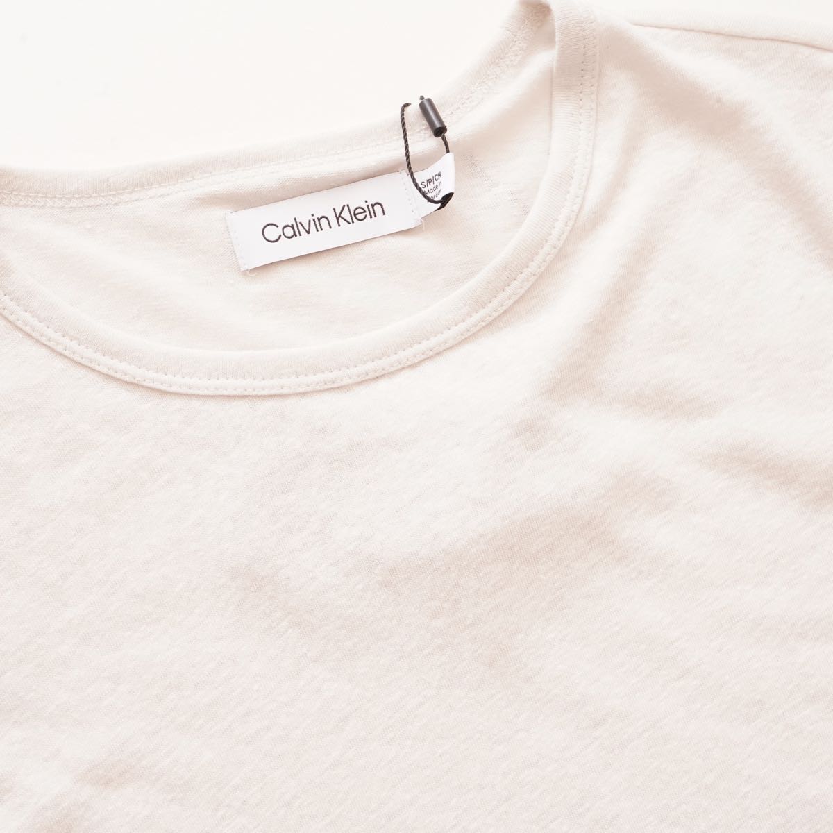 CK カルバンクライン オフホワイト スラブTシャツ CALVIN KLEIN OFF-WHITE SLAB TEE MENS