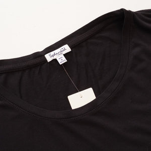 スプレンディッド ブラック ショートスリーブ Tシャツ SPLENDID BLACK SHORT SLEEVE CREW-NECK TEE WOMENS