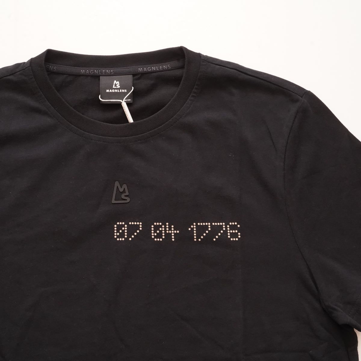 MAGNLENS マグレンズ ブラック 07 04 1776 インディペンデンス Tシャツ BLACK INDEPENDENCE TEE MEN