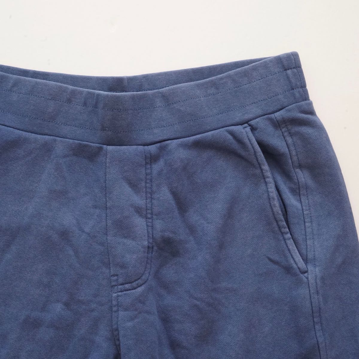 CK カルバンクラインジーンズ ガーメントダイ ヴィンテージブルー スウェット ショートパンツ CALVIN KLEIN JEANS GARMENT DYE VINTAGE BLUE SHORT PANTS MENS