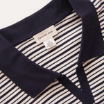 画像をギャラリービューアに読み込む, CK カルバンクライン ジーンズ ネイビー 半袖 ボーダー スキッパーポロ CALVIN KLEIN JEANS NAVY BORDER SHORT-SLEEVE POLO WOMENS
