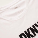 画像をギャラリービューアに読み込む, DKNY ダナキャランニューヨーク ホワイト ロゴ 刺繍 Tシャツ WHITE LOGO TEE WOMEN
