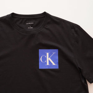 CK カルバンクライン ジーンズ ブラック ロゴプリント Tシャツ  CALVIN KLEIN JEANS LOGO PRINT TEE