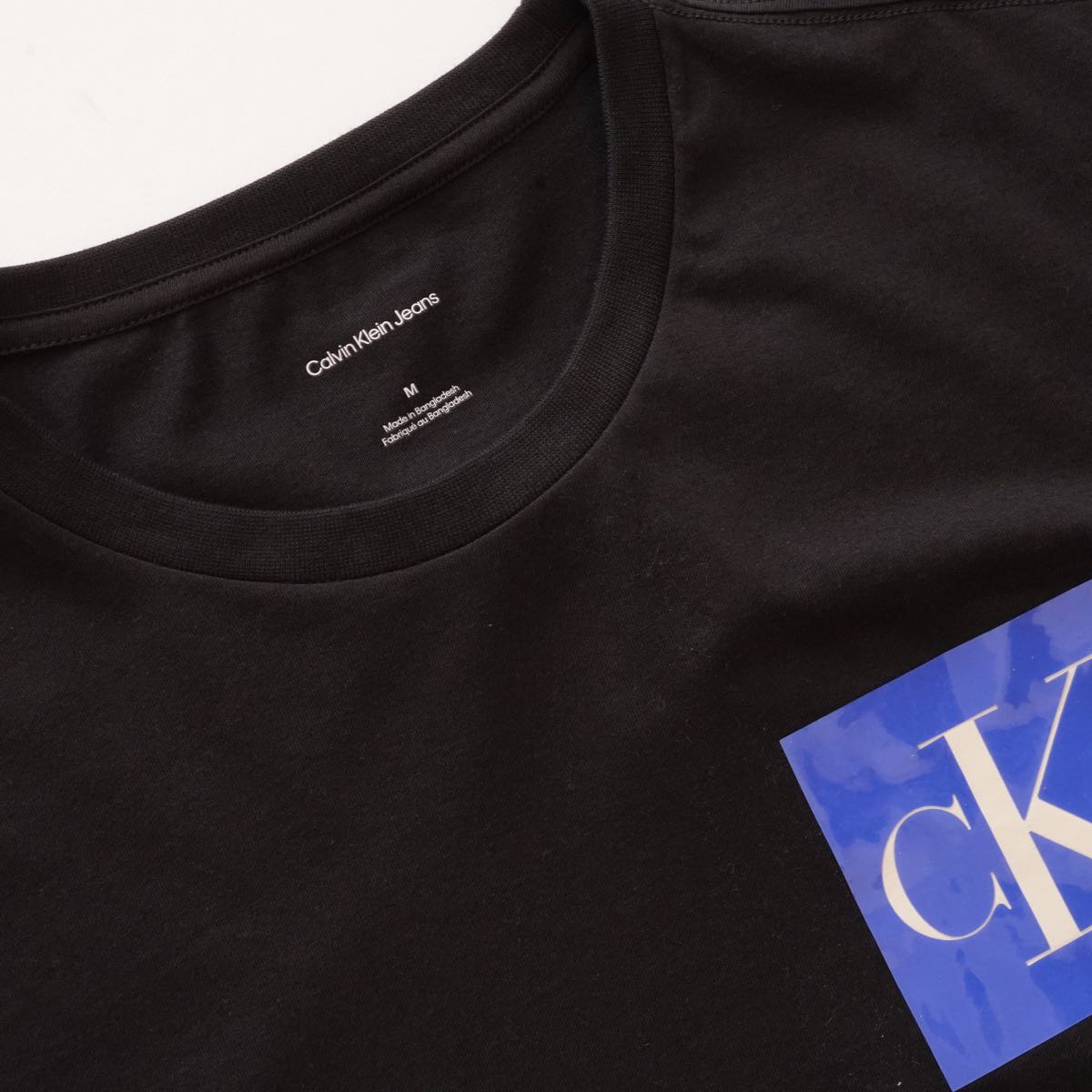 CK カルバンクライン ジーンズ ブラック ロゴプリント Tシャツ  CALVIN KLEIN JEANS LOGO PRINT TEE