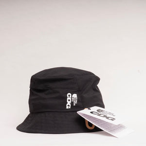 ノースフェイス×コムデギャルソン ブラック リップストップ パッカブル バケットハット THE NORTH FACE × CDG Comme des Garcons RIPSTOP PACKABLE BUCKET HAT BLACK