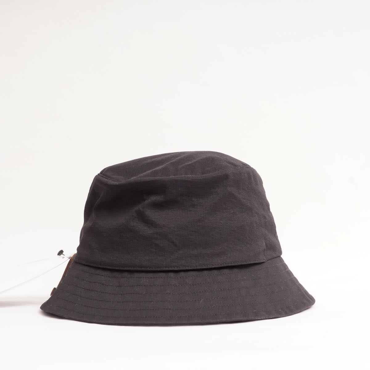 ノースフェイス×コムデギャルソン ブラック リップストップ パッカブル バケットハット THE NORTH FACE × CDG Comme des Garcons RIPSTOP PACKABLE BUCKET HAT BLACK
