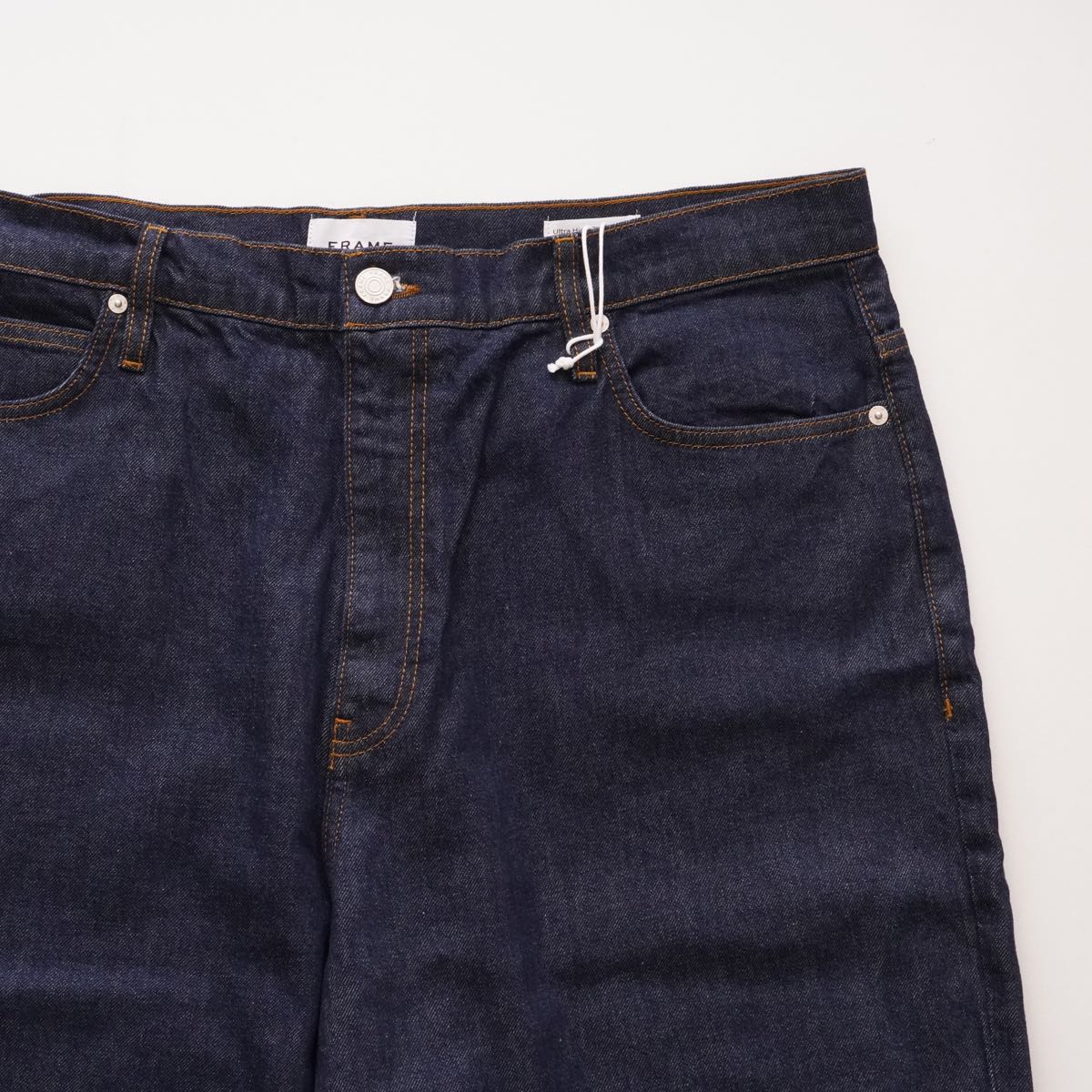 フレイム インディゴ ウルトラハイライズ バレル ジーンズ FRAME INDIGO ULTRA HIGH RISE BARREL JEANS DENIM PANTS