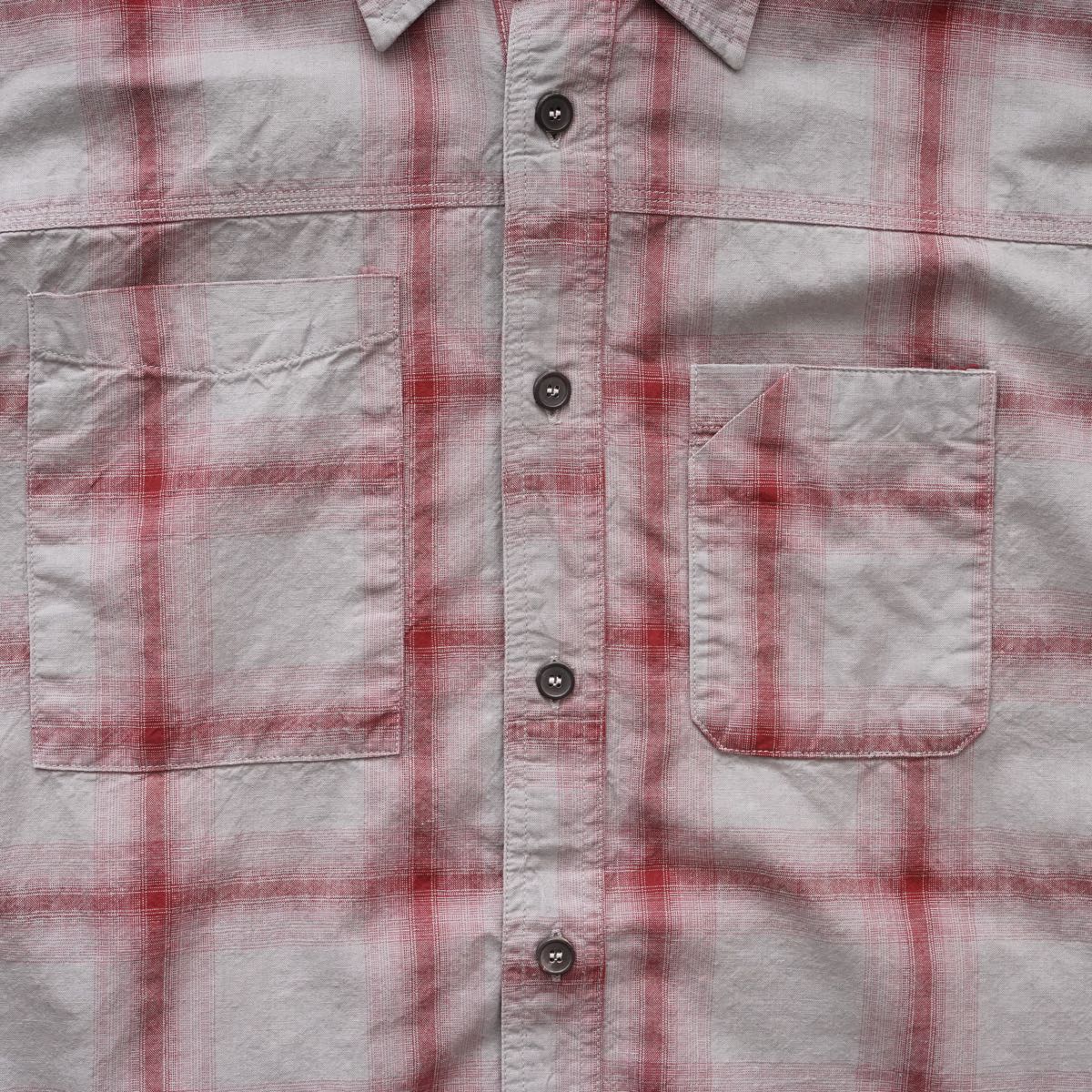 BEVILACQUA ベヴィラクア イタリア製 コットン グレー×ボルドー チェックシャツ GRAY×BORDEAUX COTTON CHECK SHIRT WOMEN