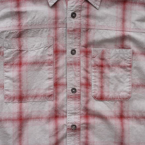 BEVILACQUA ベヴィラクア イタリア製 コットン グレー×ボルドー チェックシャツ GRAY×BORDEAUX COTTON CHECK SHIRT WOMEN
