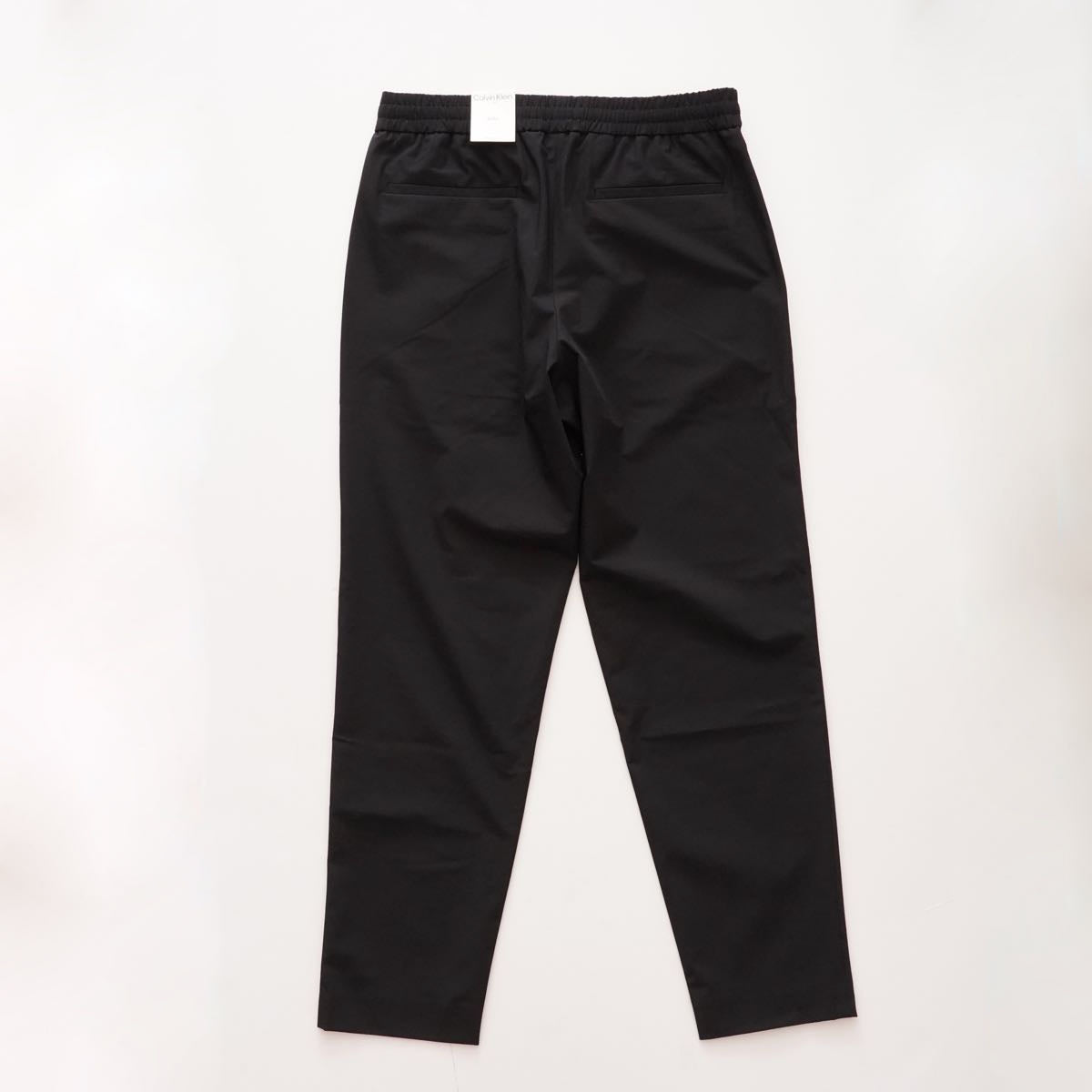 CK カルバンクライン ブラック イージー コットンパンツ CALVIN KLEIN BLACK EASY COTTON PANTS MENS