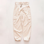 画像をギャラリービューアに読み込む, DKNY ダナキャランニューヨーク ライトベージュ イージーカーゴパンツ LIGHT BEIGE EASY CARGO PANTS WOMEN
