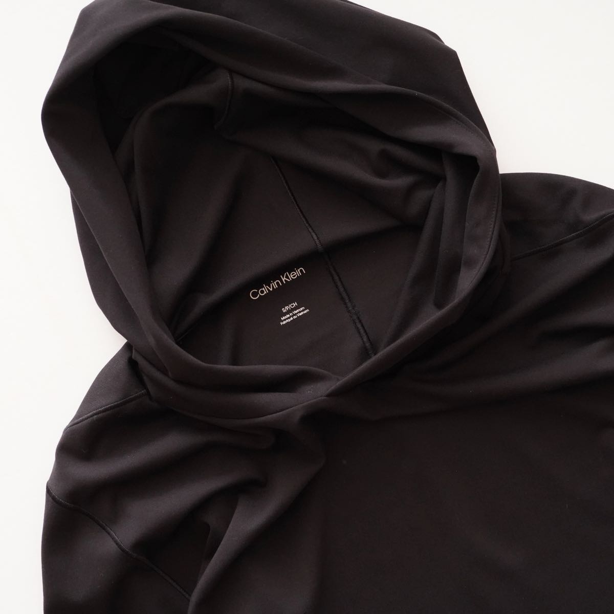 CK カルバンクラインスポーツ ブラック ストレッチフーディ CALVIN KLEIN SPORT BLACK STRETCH HOODIE MENS