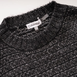 CK カルバンクライン ブラック ラメセーター ラメニット CALVIN KLEIN BLACK GLITTER SWEATER KNIT WOMENS