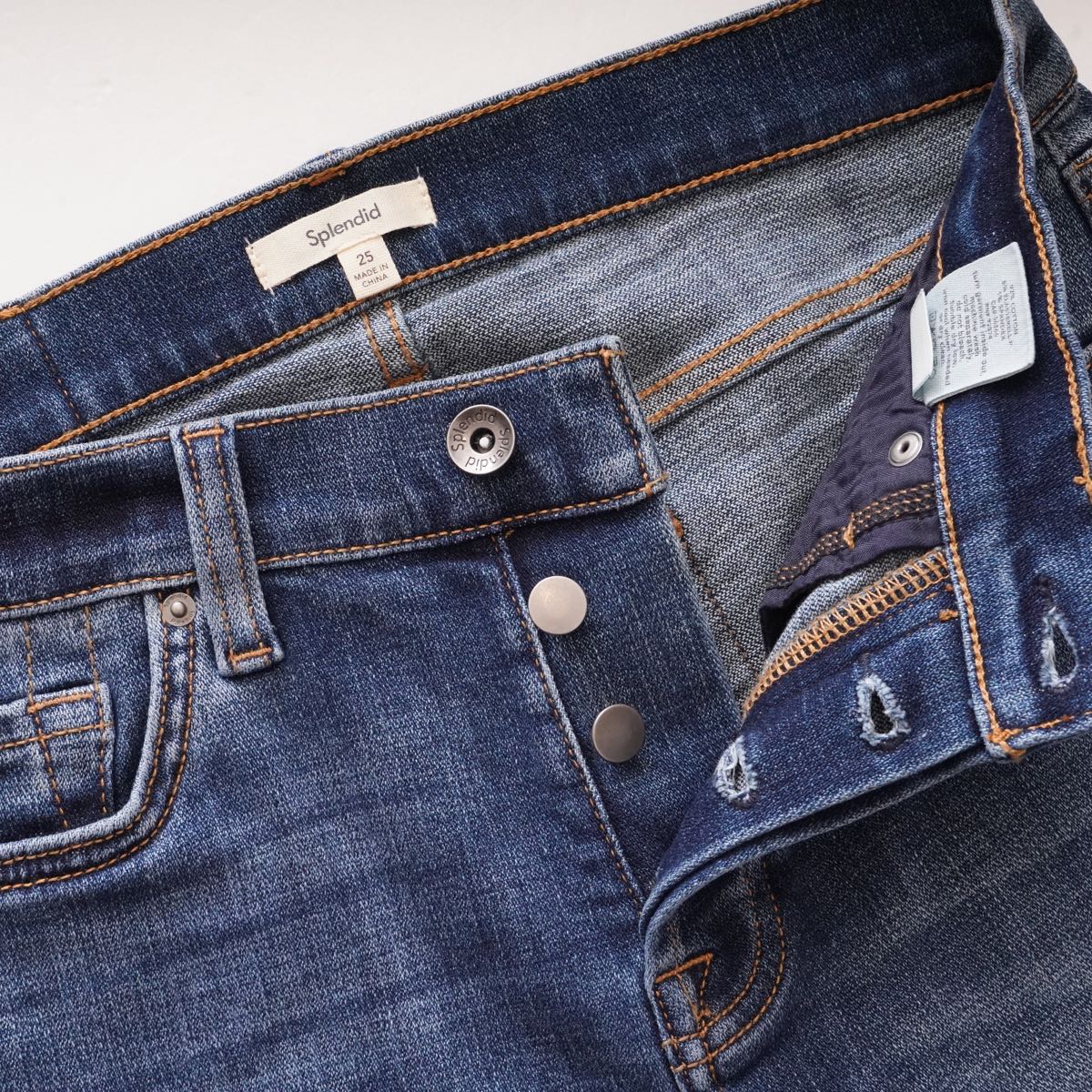 スプレンディッド インディゴ ミッドライズ クロップデニム ジーンズ SPLENDID INDIGO MIDRISE CROP JEANS WOMENS