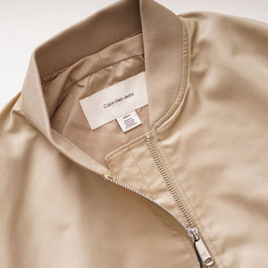 CK カルバンクライン ジーンズ カーキベージュ ブルゾン ボンバージャケット CALVIN KLEIN JEANS KHAKI-BEIGE BOMBER JACKET WOMENS