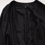 画像をギャラリービューアに読み込む, ラグアンドボーンニューヨーク ブラック シルク カシュクール ブラウス RAG&amp;BONE NEWYORK BLACK SILK BLOUSE WOMEN
