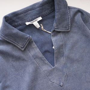 スプレンディッド インディゴ スキッパー ロングスリーブポロ SPLENDID INDIGO LONG-SLEEVE POLO WOMENS