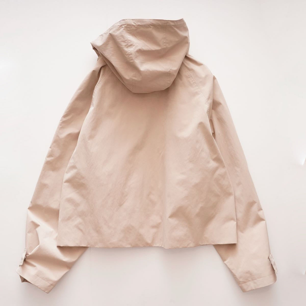 CK カルバンクライン ジーンズ ベージュ フード付き ピーチタッチ ショート丈 ジャケット CALVIN KLEIN JEANS BEIGE PEACH TOUCH SHORT JACKET WOMENS