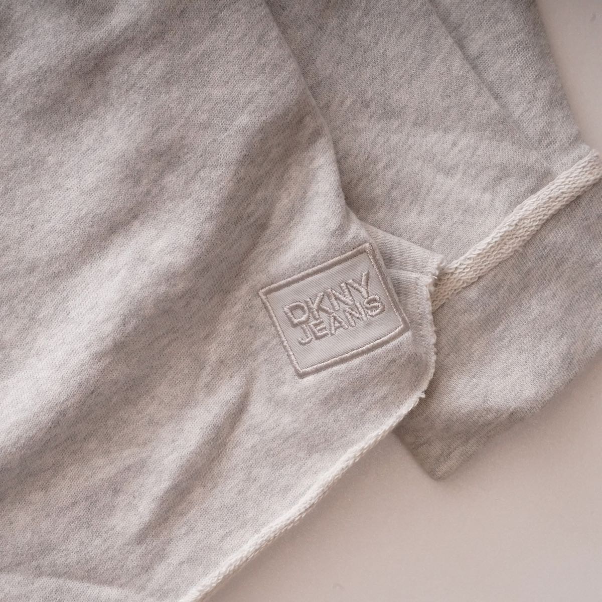 DKNY JEANS ダナキャランニューヨークジーンズ グレー スウェット シャツジャケット GRAY SWEAT SHIRT JACKET WOMEN