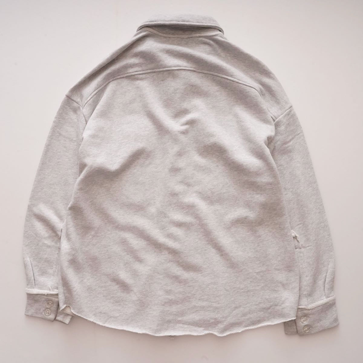 DKNY JEANS ダナキャランニューヨークジーンズ グレー スウェット シャツジャケット GRAY SWEAT SHIRT JACKET WOMEN