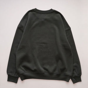 oak + fort オークアンドフォート アイビーグリーン スウェットシャツ  IVY GREEN SWEAT SHIRT MEN