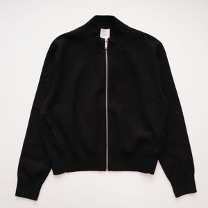 CK カルバンクライン ブラック ジップカーディガン CALVIN KLEIN BLACK ZIP CARDIGAN WOMENS