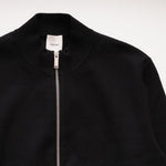 画像をギャラリービューアに読み込む, CK カルバンクライン ブラック ジップカーディガン CALVIN KLEIN BLACK ZIP CARDIGAN WOMENS
