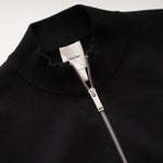 画像をギャラリービューアに読み込む, CK カルバンクライン ブラック ジップカーディガン CALVIN KLEIN BLACK ZIP CARDIGAN WOMENS
