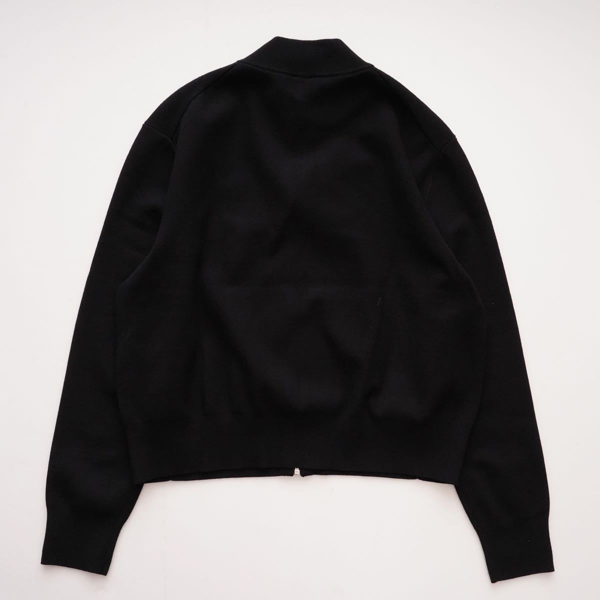 CK カルバンクライン ブラック ジップカーディガン CALVIN KLEIN BLACK ZIP CARDIGAN WOMENS
