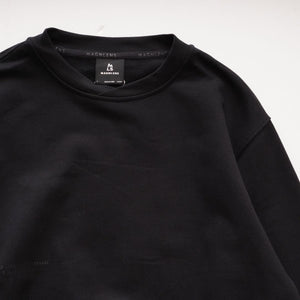 MAGNLENS マグレンズ ブラック ポケット付き ブラックプリントスウェット BLACK POCKET BLACK PRINT SWEAT SHIRT MEN