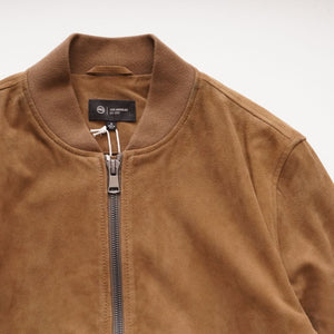 AG/ADRIANO GOLDSCHMIED エージー / アドリアーノゴールドシュミット タン スウェード ジャケット ブルゾン TAN SUEDE JACKET BLOUSON MEN
